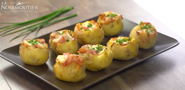 Recette de Pommes de terre primeur de noirmoutier farçies - La Noirmoutier