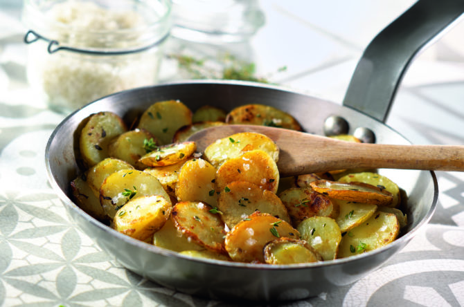 Recette de Pommes de terre primeur de noirmoutier farçies - La Noirmoutier